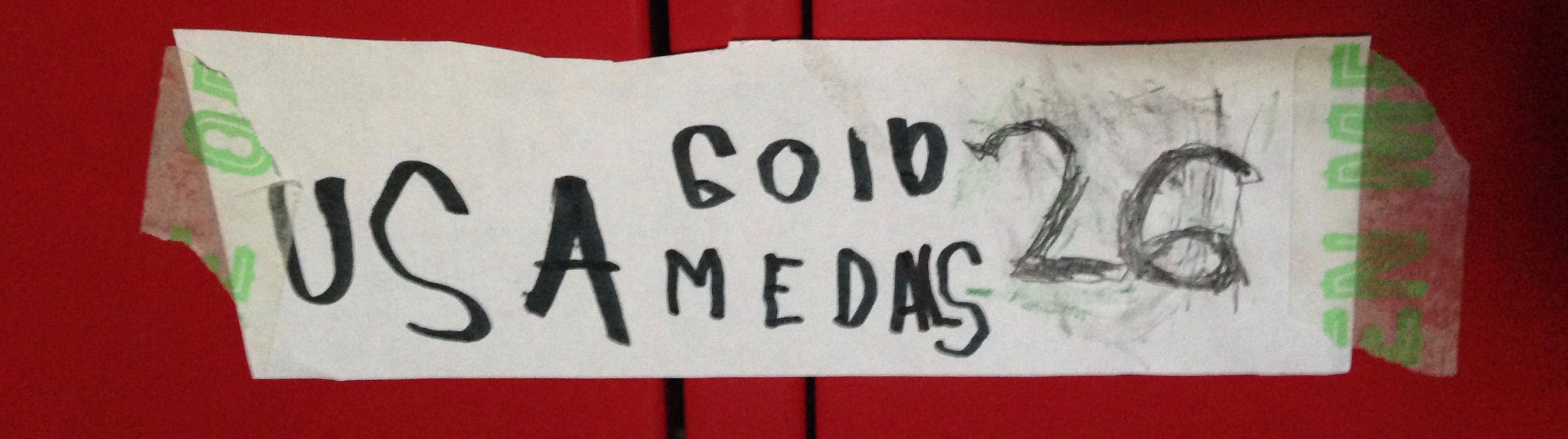 Kid-created Olympic medal count